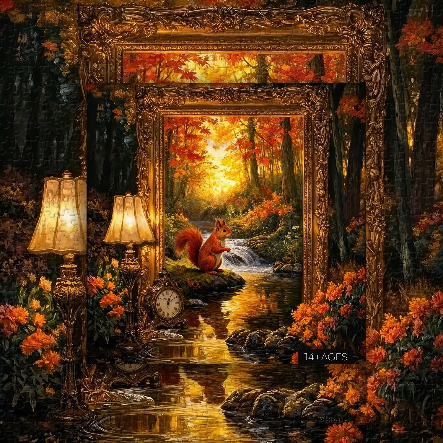 Autumn Glow Escape Jigsaw Puzzle 1000 Pieces