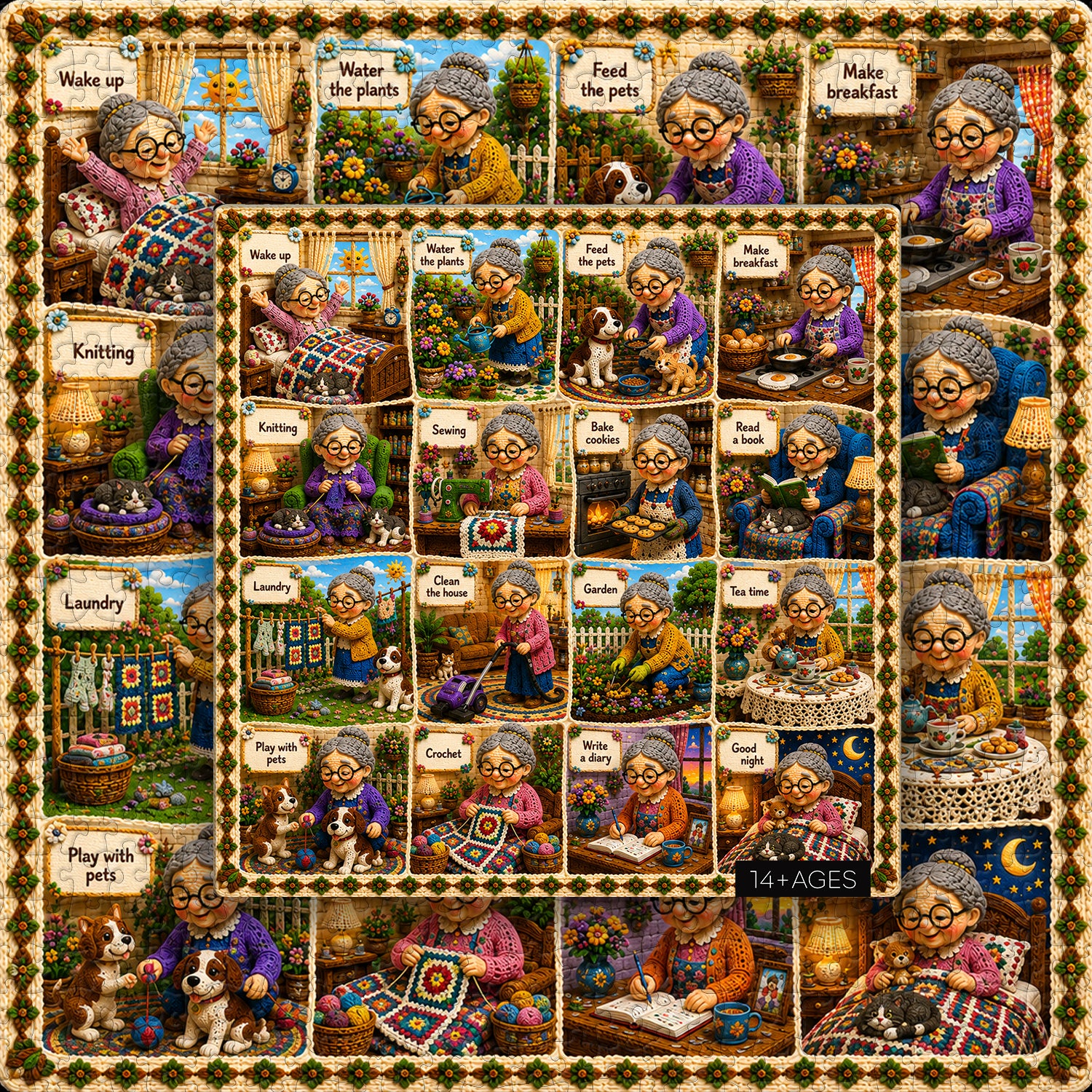 Omas Tag Puzzle 1000 Teile
