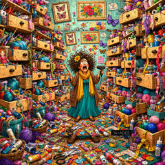 Chaos Craft Shack Jigsaw Puzzle 1000 Pieces