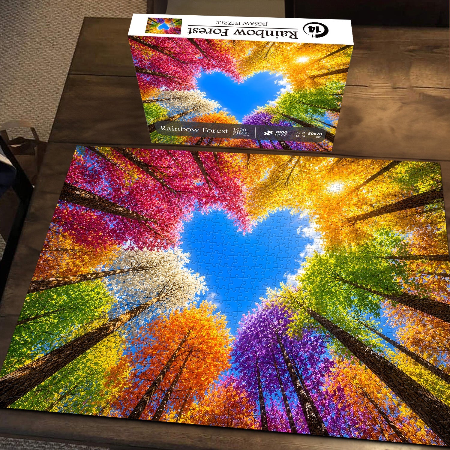 Puzzle Foresta Arcobaleno 1000 Pezzi