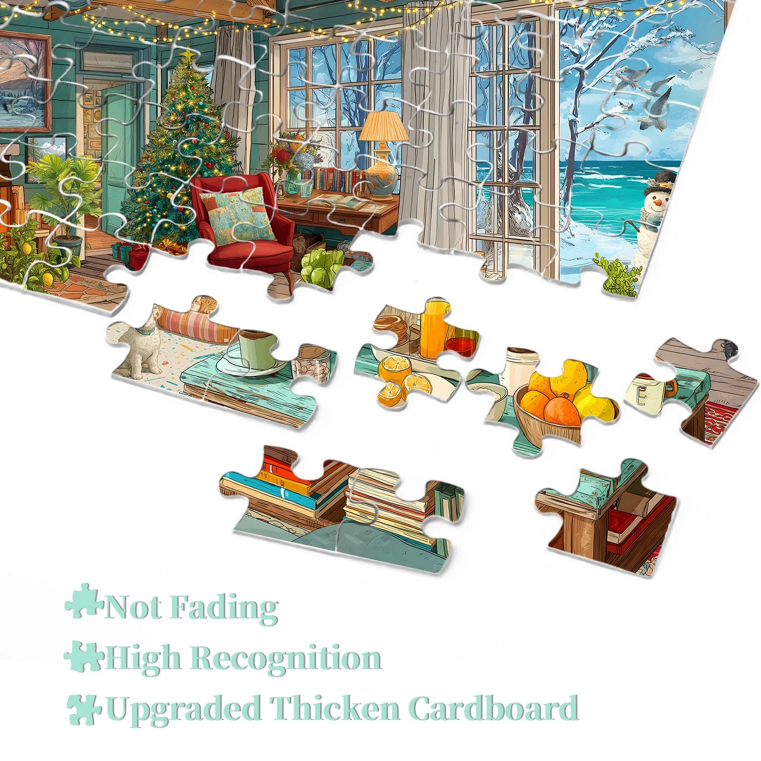 Beach Cottage Jigsaw Puzzle 1000 Pieces