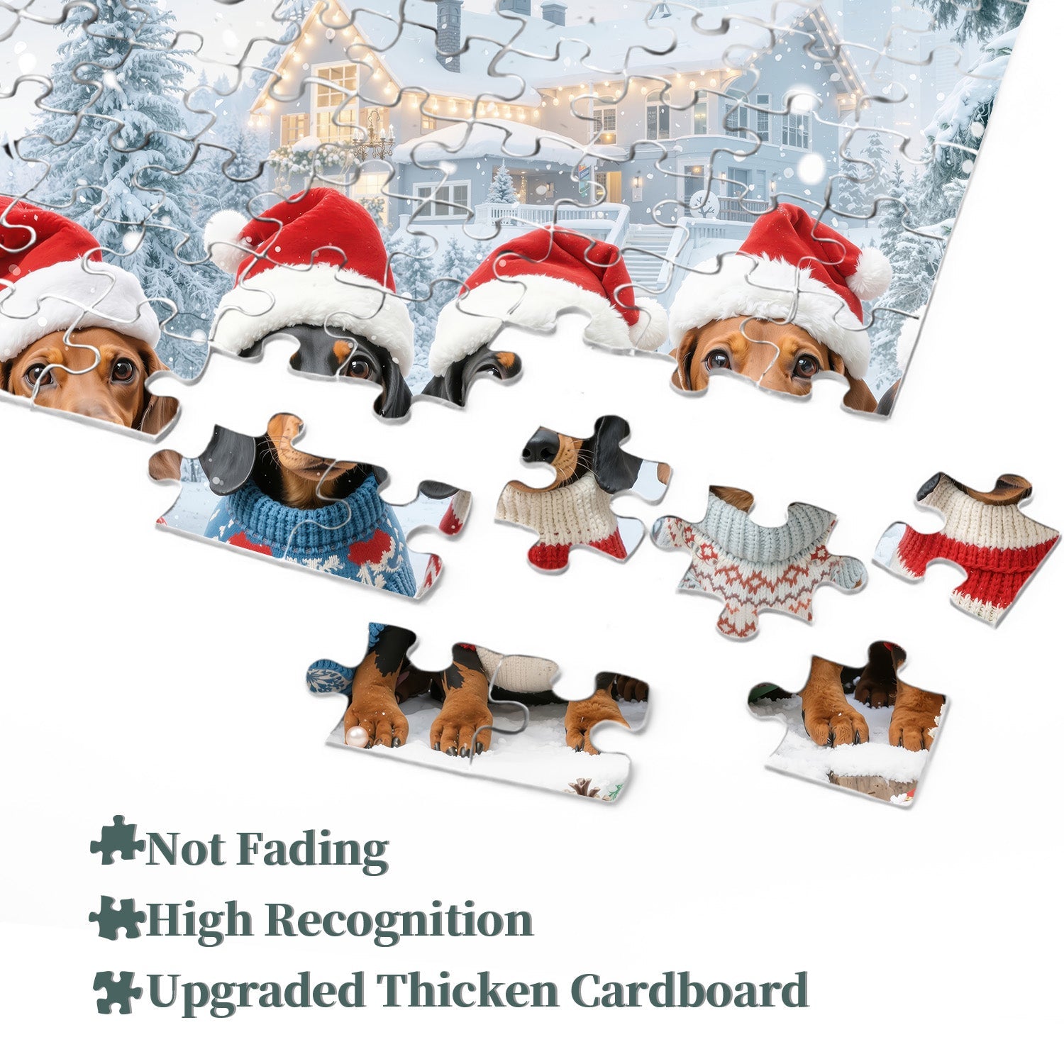 Santa's Pup Posse Jigsaw Puzzle 1000 Pieces