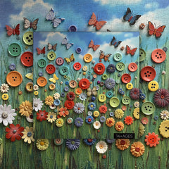 Button Bloom Jigsaw Puzzle 1000 Pieces