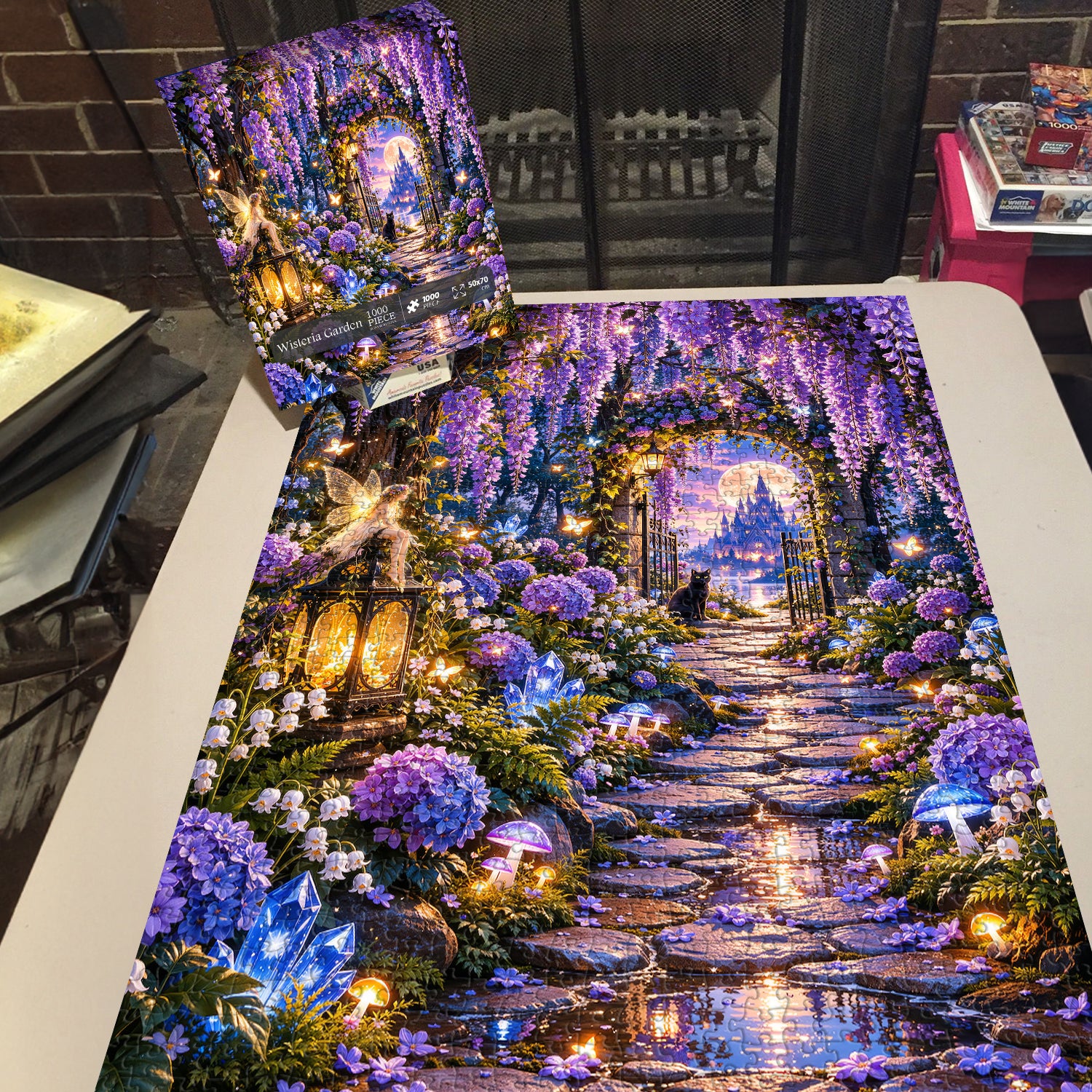Wisteria Garden Jigsaw Puzzle 1000 Pieces