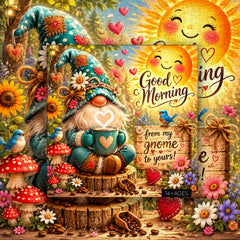 Morgenkaffee-Zwerg-Puzzle, 1000 Teile