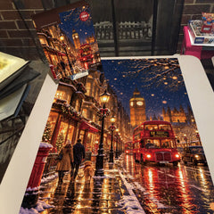 London Snowy Night Jigsaw Puzzle 1000 Pieces