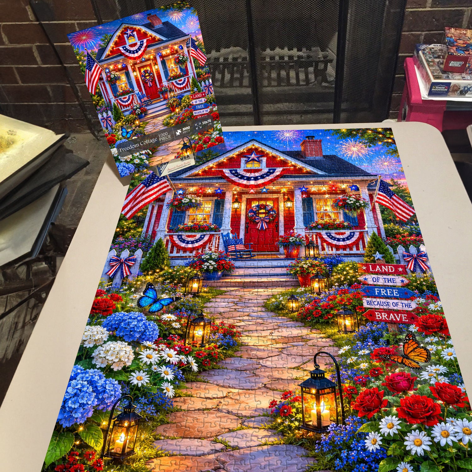 Freedom Cottage Jigsaw Puzzle 1000 Pieces
