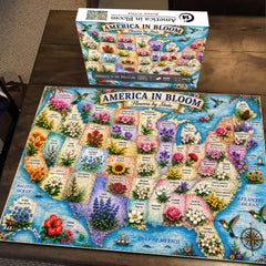 Puzzle America in Fiore 1000 Pezzi