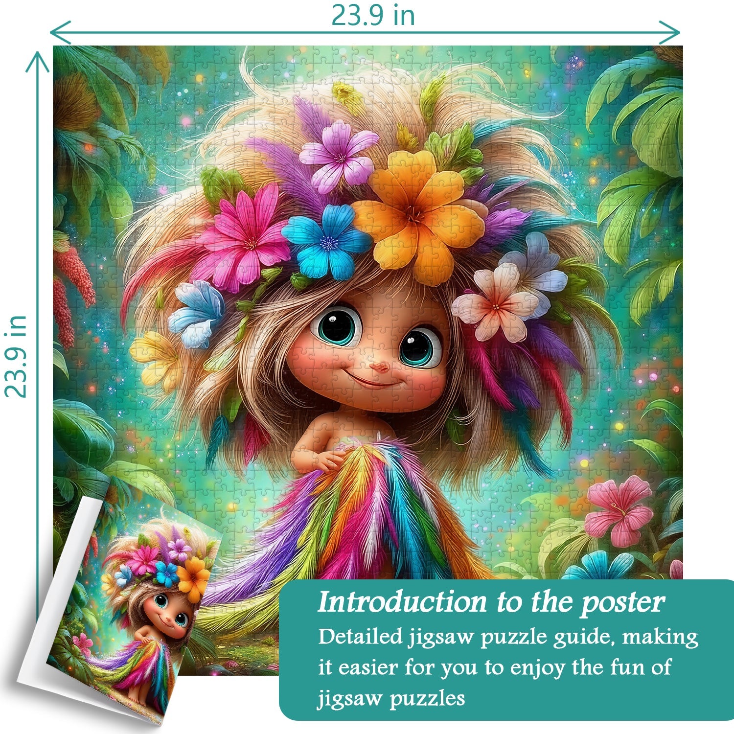Bloom Fairy Jigsaw Puzzle 1000 Pieces