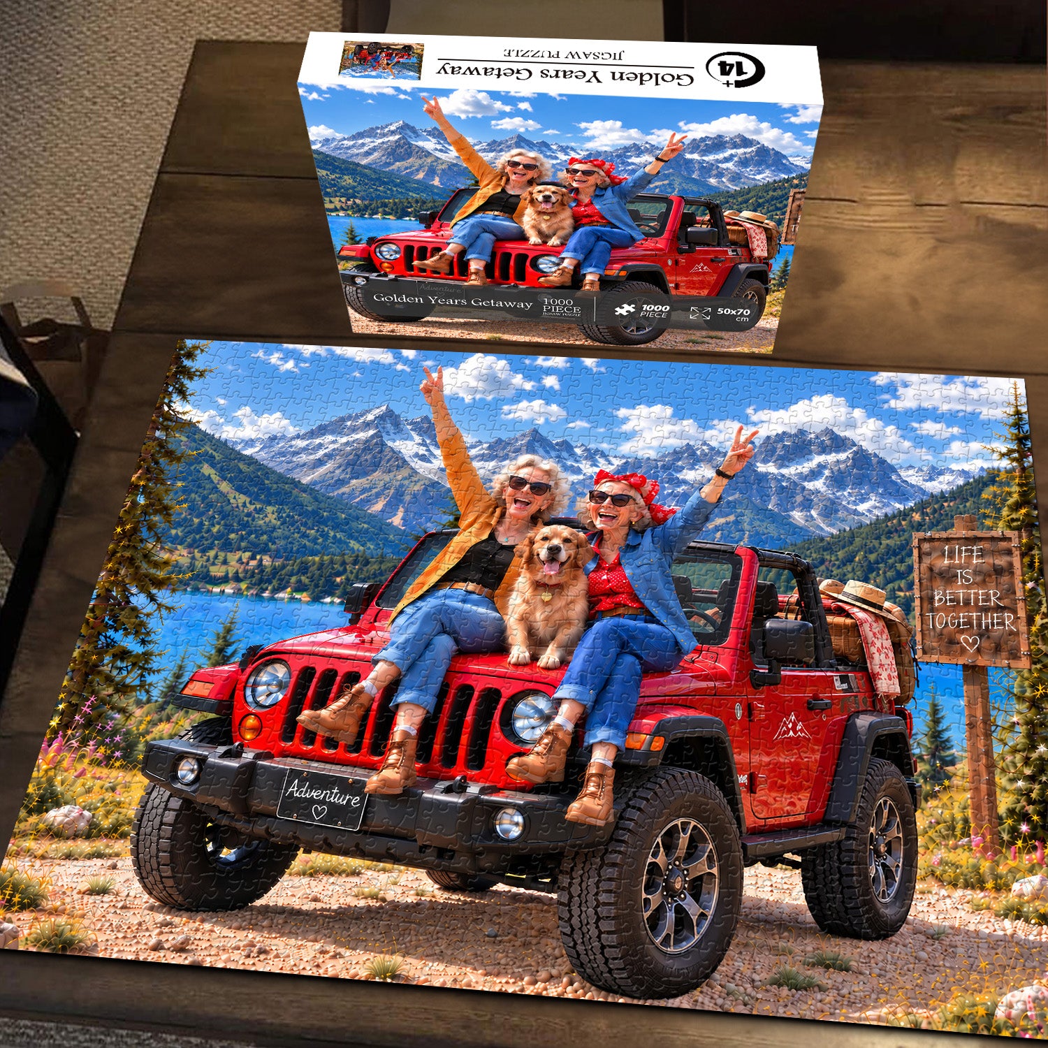 Golden Years Getaway Jigsaw Puzzle 1000 Pieces
