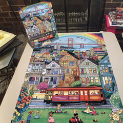 Colorful City Life Puzzle 1000 pièces