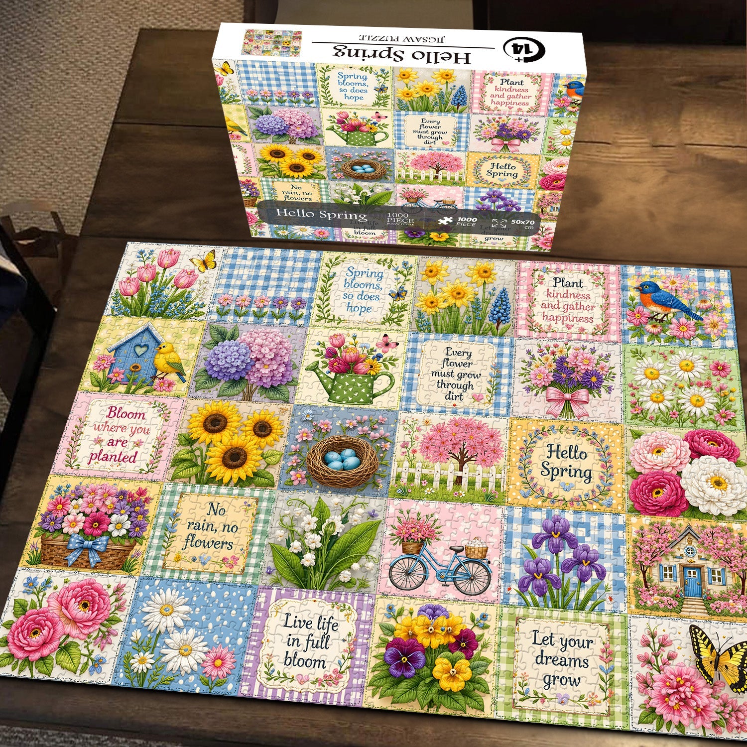 Hello Spring Jigsaw Puzzle 1000 Pieces