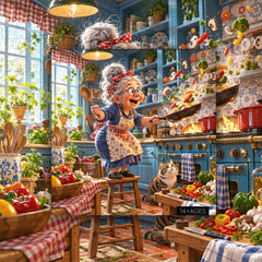 Granny’s Kitchen Jigsaw Puzzle 1000 Pieces