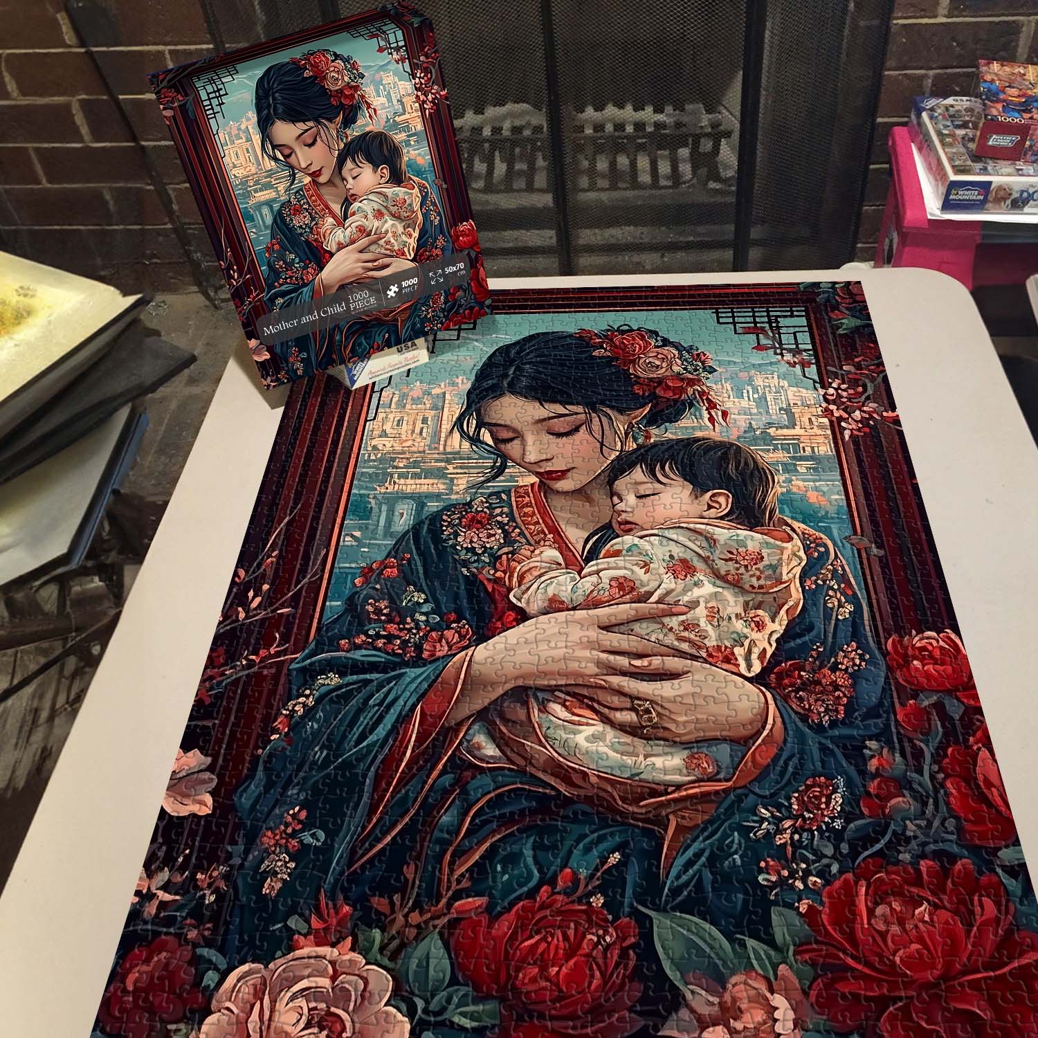 Puzzle de la mère et de l'enfant Puzzle 1000 pièces