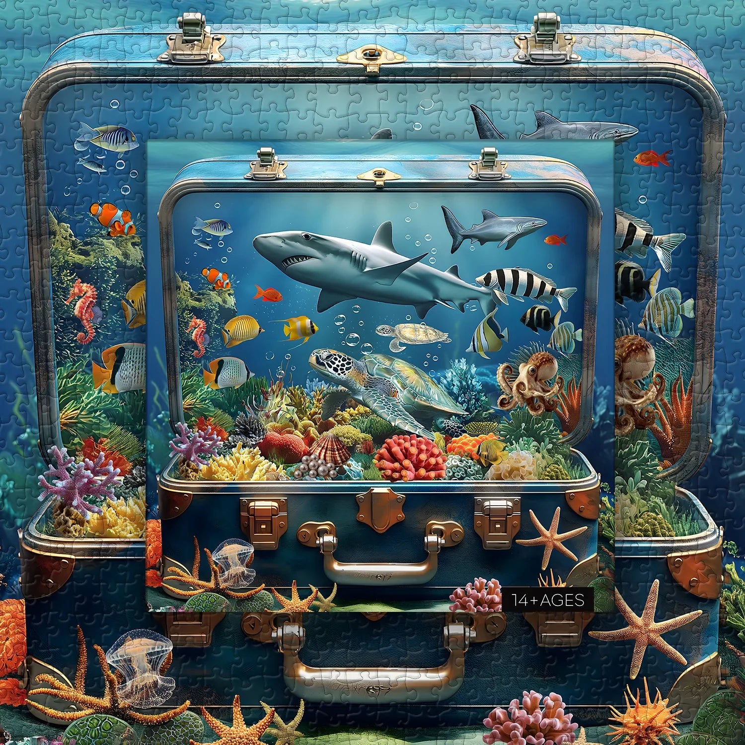 Sea in Box Jigsaw Puzzle 1000 Pieces