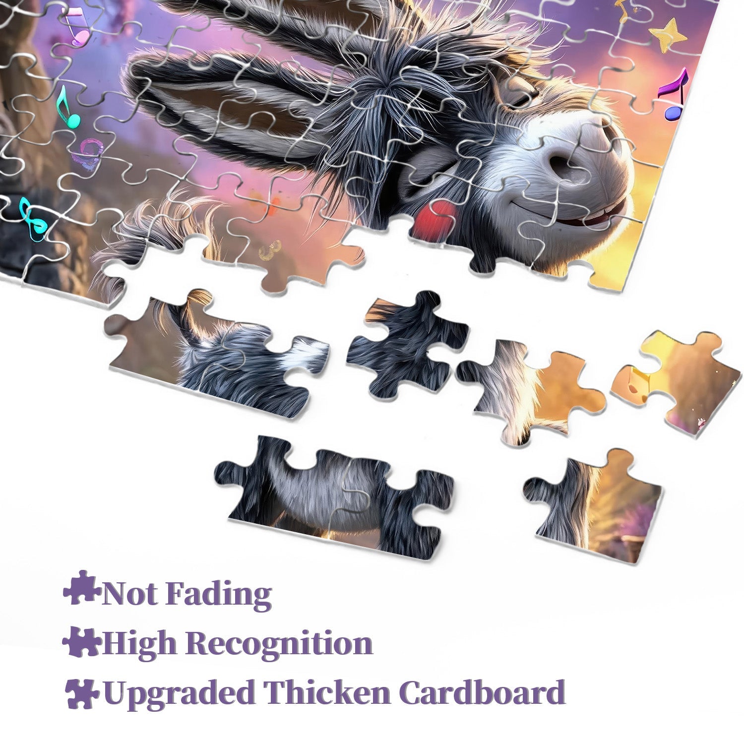 Joyful Melody Donkey Jigsaw Puzzle 1000 Pieces