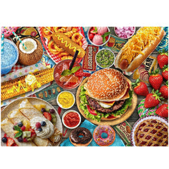 Puzzle per feste Food Delight, 1000 pezzi