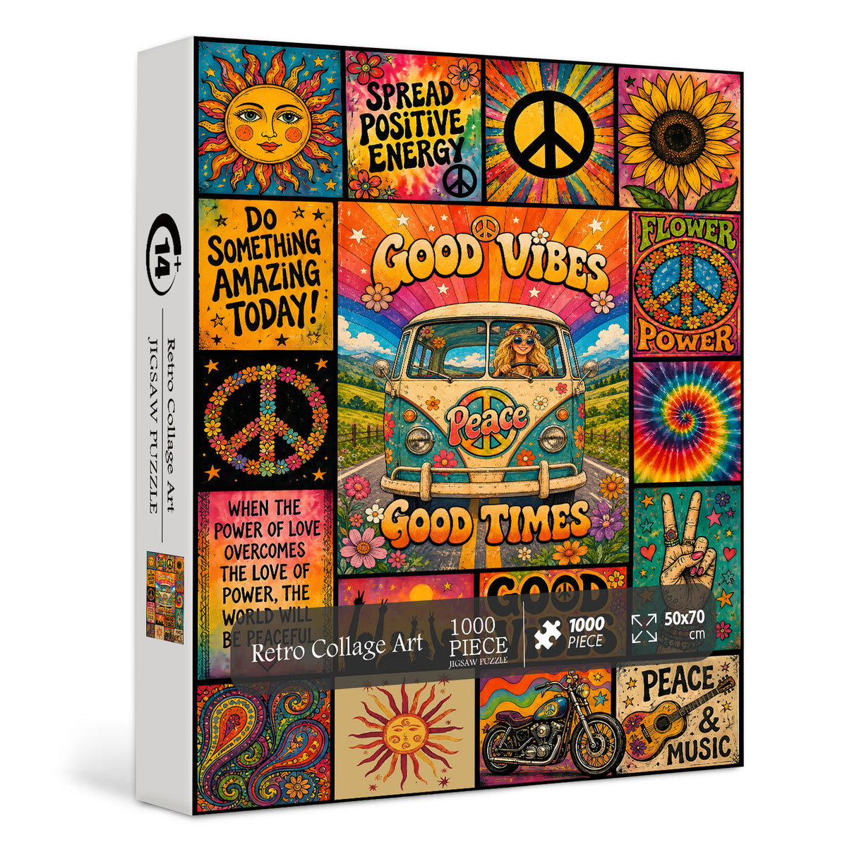 Retro Collage Art Jigsaw Puzzle 1000 Pieces