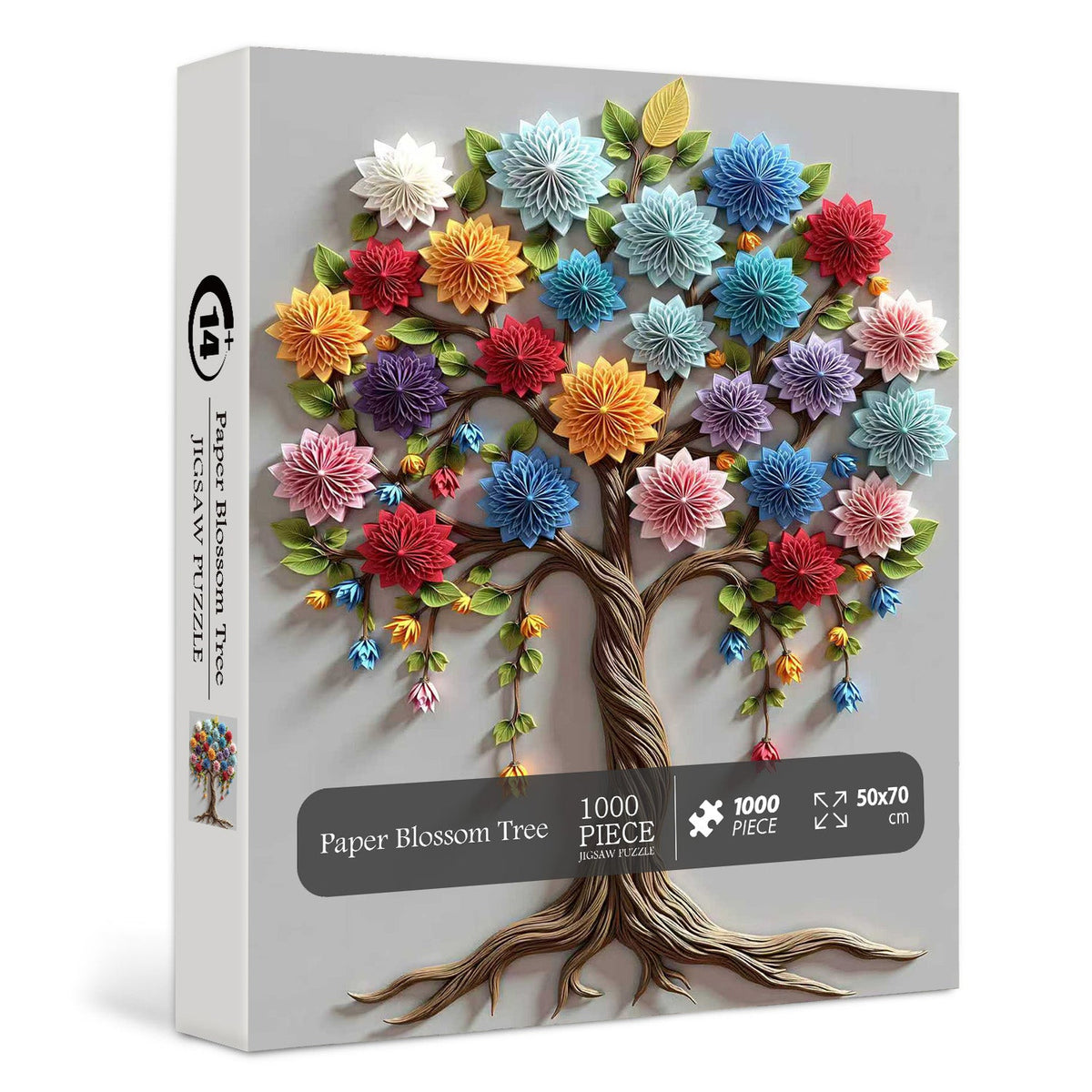 Papierblütenbaum-Puzzle 1000 Teile