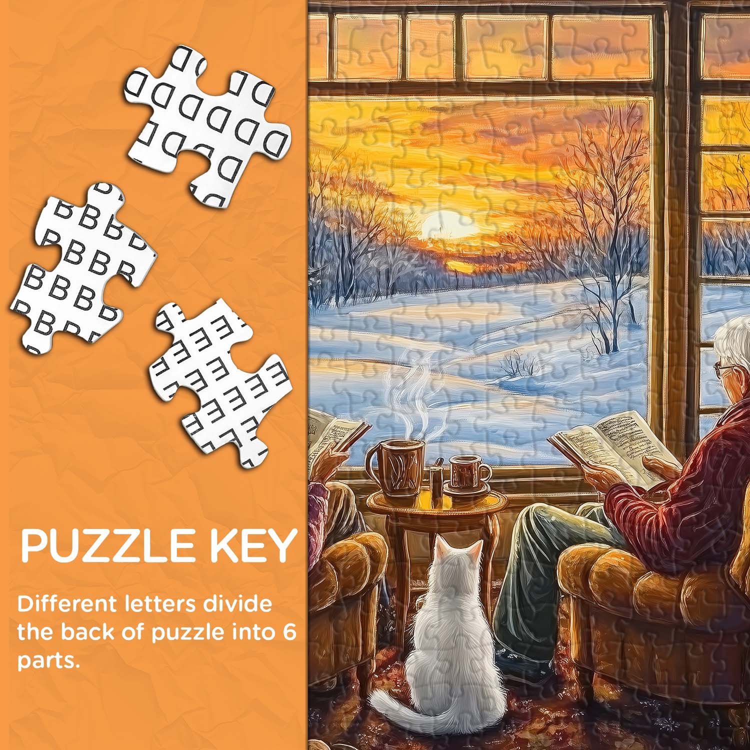 Fireside Warmth Jigsaw Puzzle 1000 Pieces