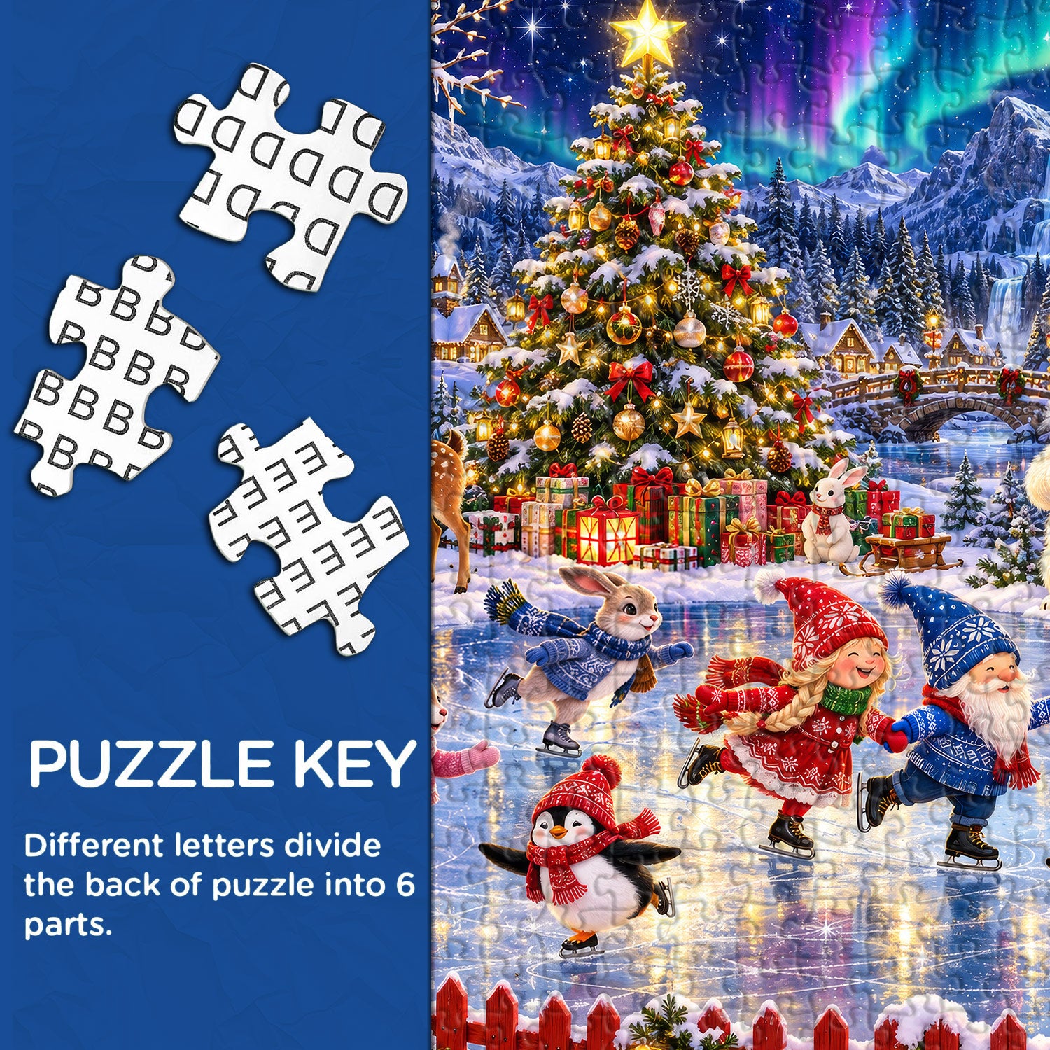 Christmas Ice Party Jigsaw Puzzle 1000 Pieces