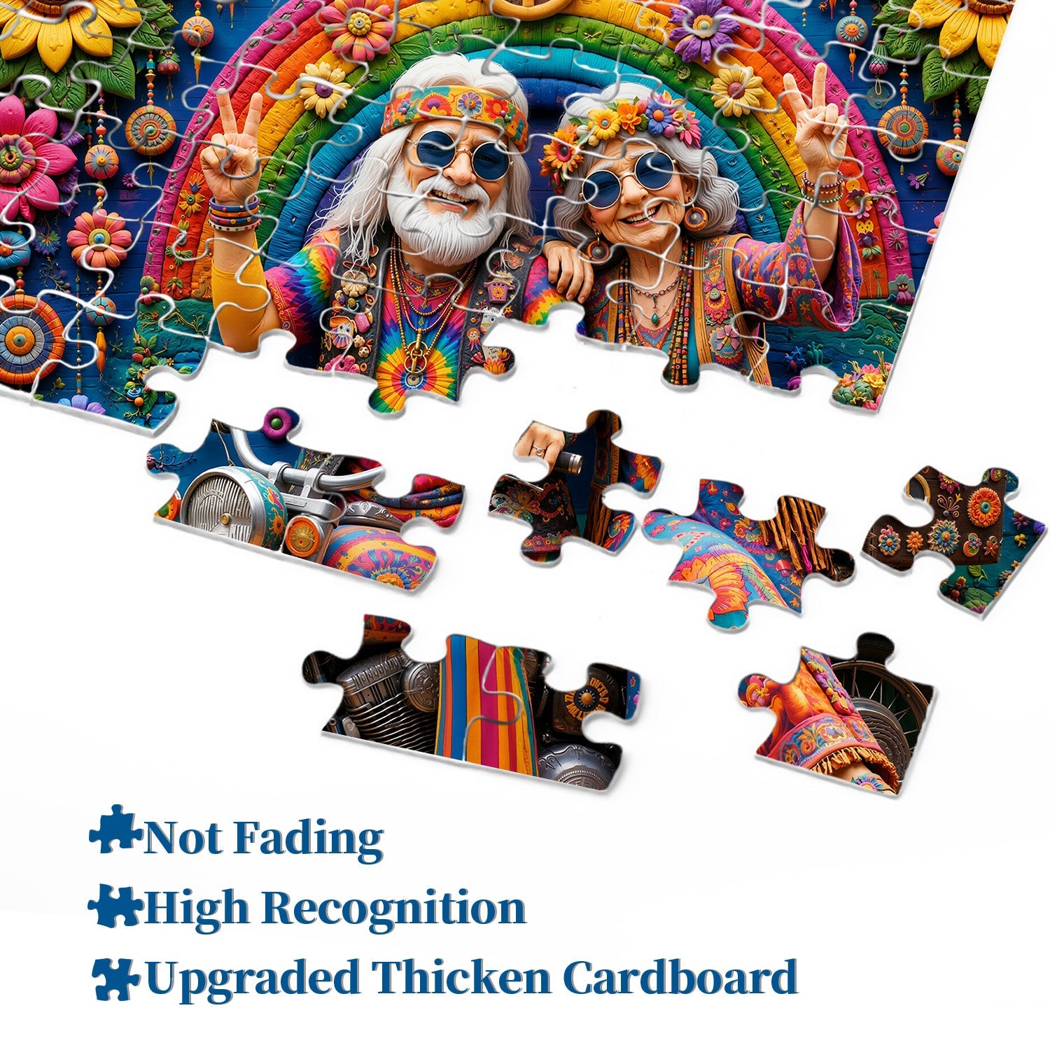 Boho Motorcycle Adventure Jigsaw Puzzle 1000 Pieces