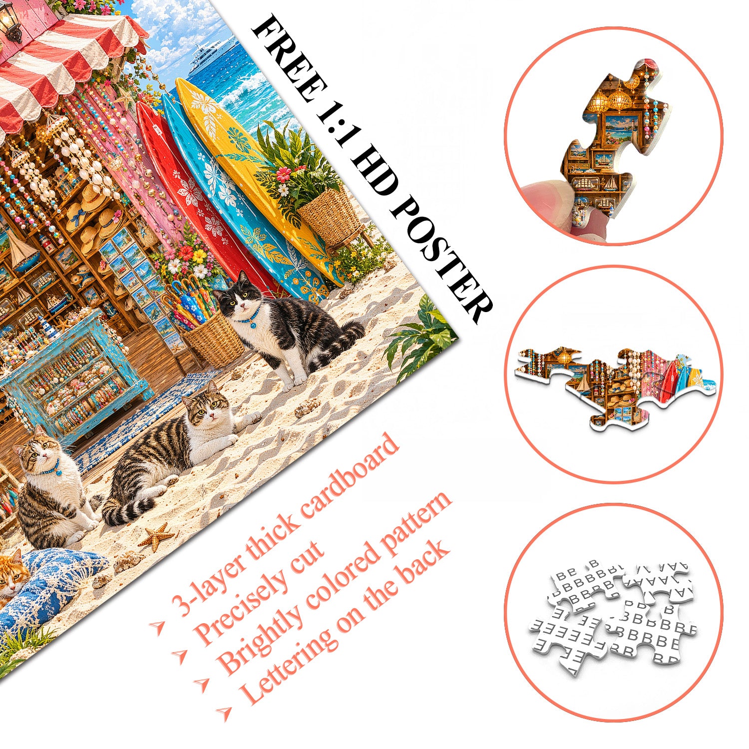 Beach Shop Jigsaw Puzzle 1000 Pieces