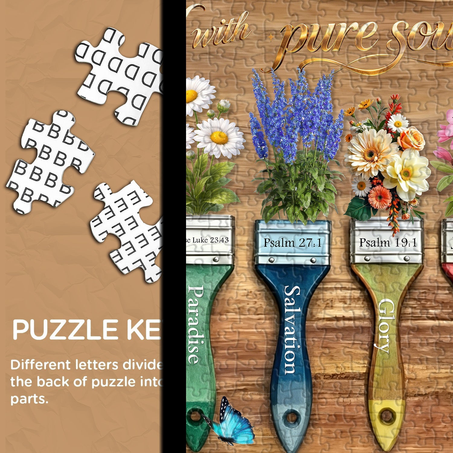 Faith Paint Brushes Jigsaw Puzzle 1000 Pieces