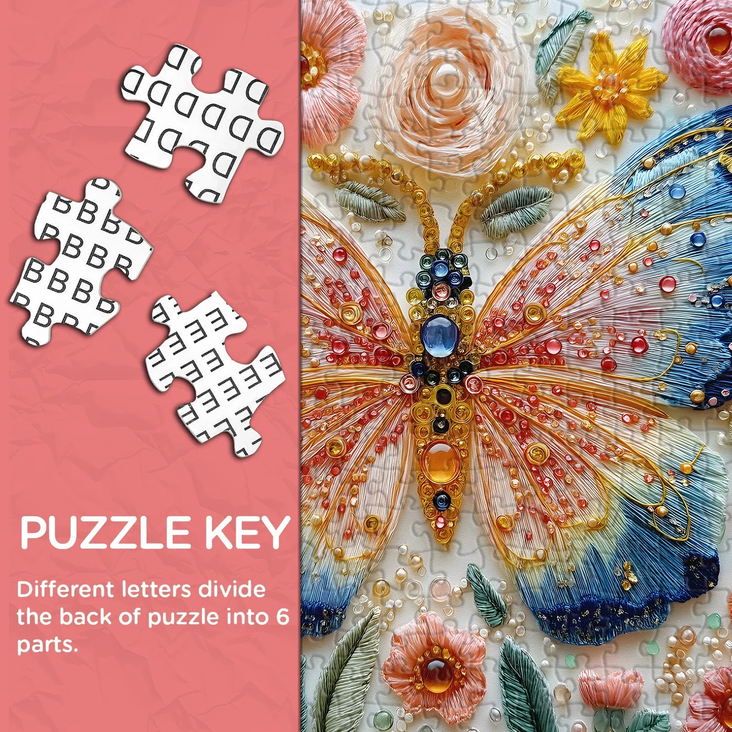 Butterfly Gem Puzzle 1000 Pizzle