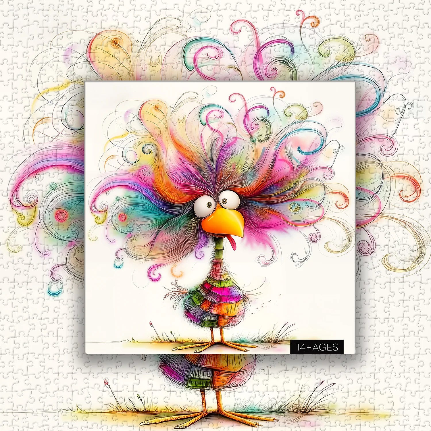 Exploding Bird Jigsaw Puzzle 1000 Pieces – Pickforu Puzzle