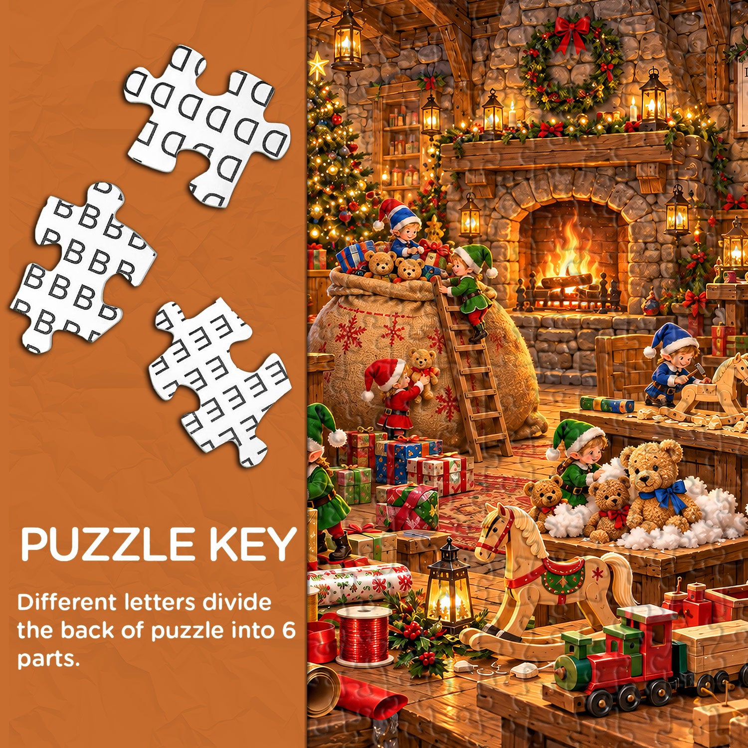 Santa's Workshop Jigsaw Puzzle 1000 Pieces