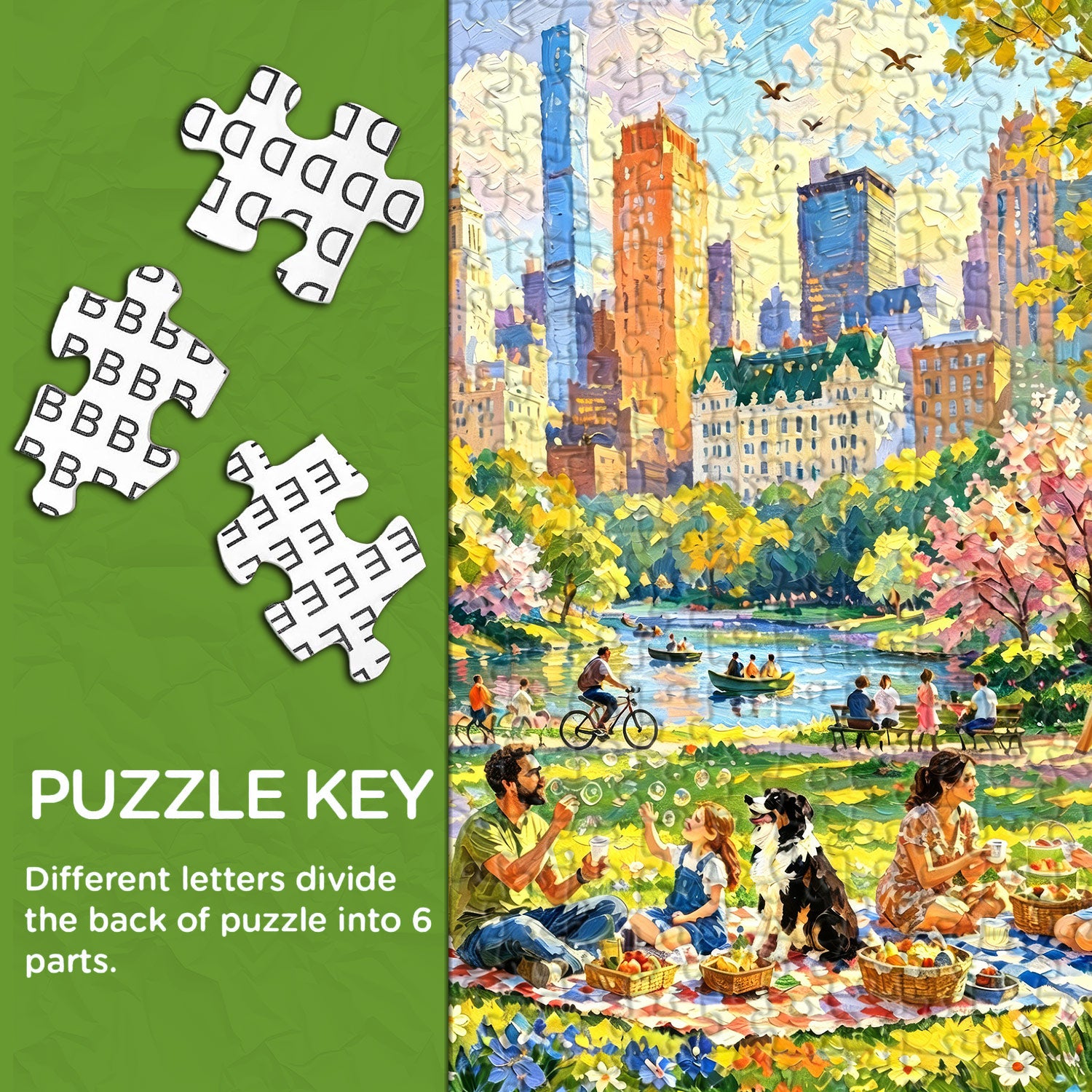 Sunny Central Park Jigsaw Puzzle 1000 Pieces