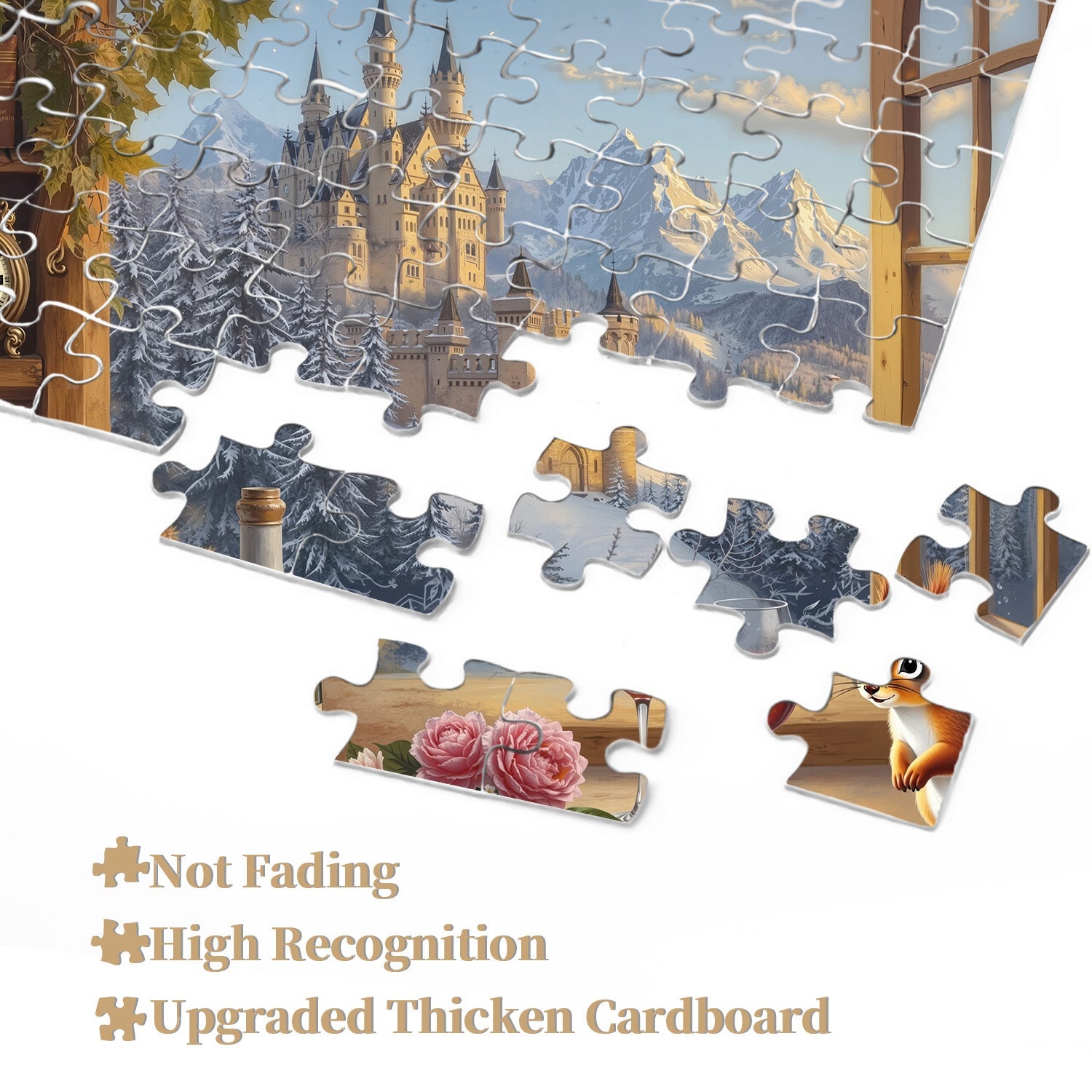 Winter Wonderland Window Jigsaw Puzzle 1000 Pieces