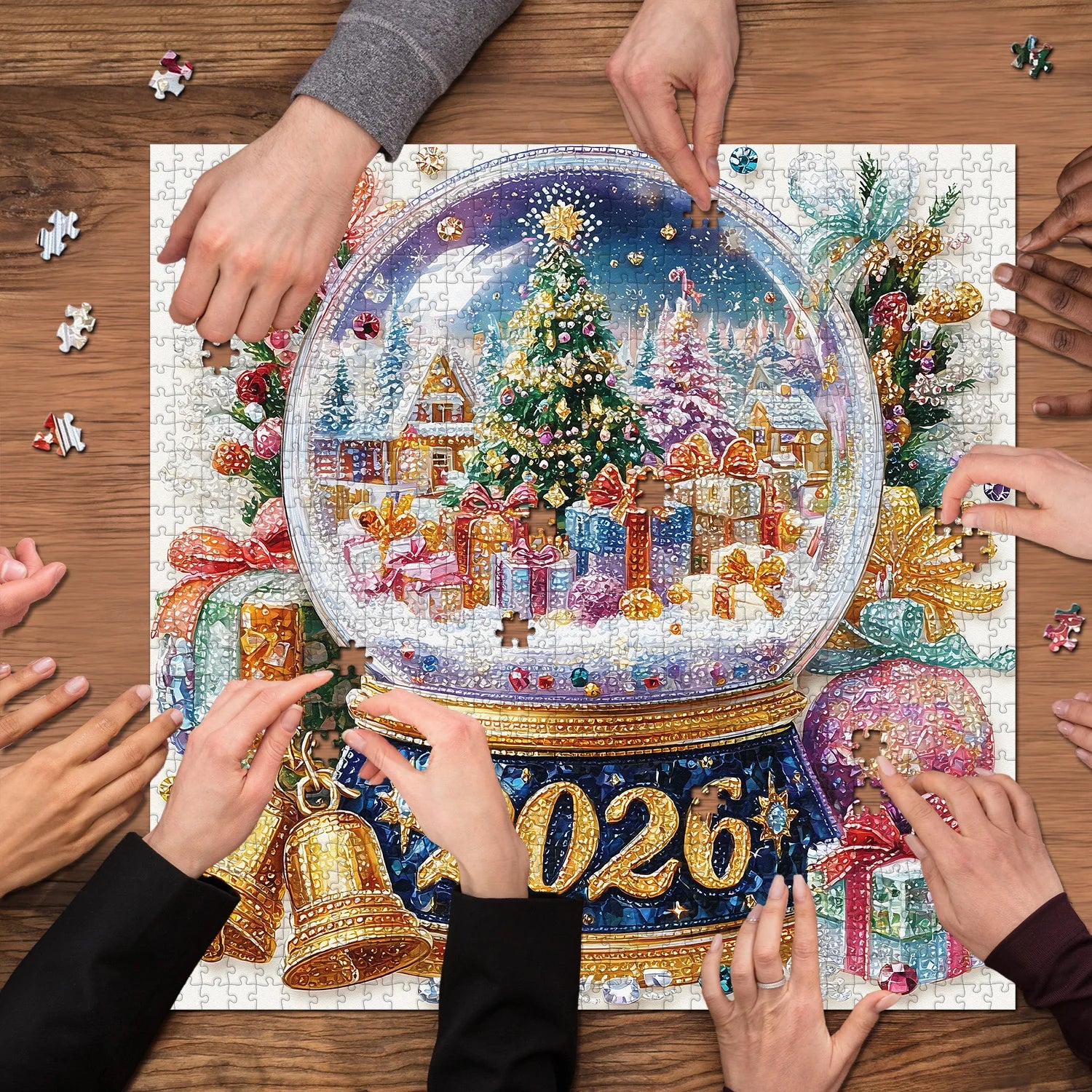 Kristall Weihnachten 2026 Puzzle 1000 Stück