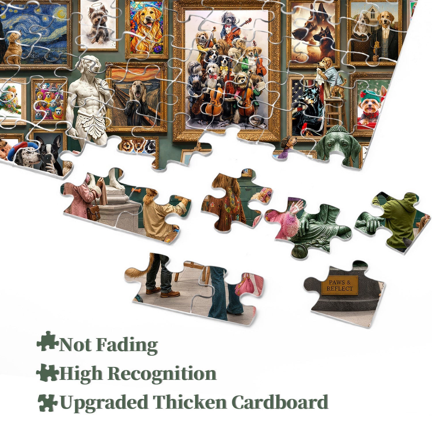 Fur & Fine Art Gallery Jigsaw Puzzle 1000 Pieces