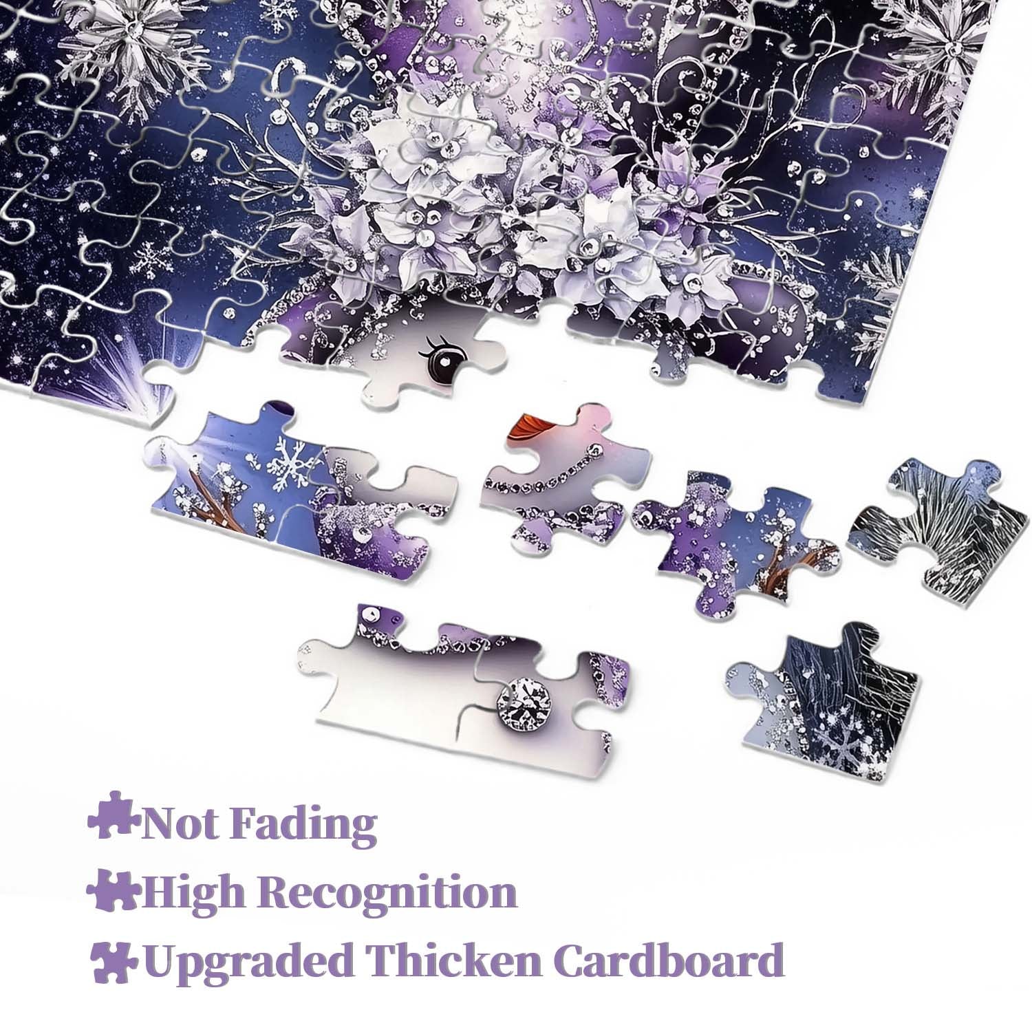 Sparkling Snowman Jigsaw Puzzle 1000 Pieces