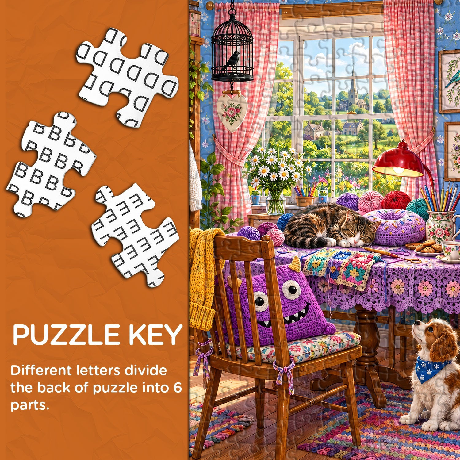 Cozy Knit Nook Jigsaw Puzzle 1000 Pieces
