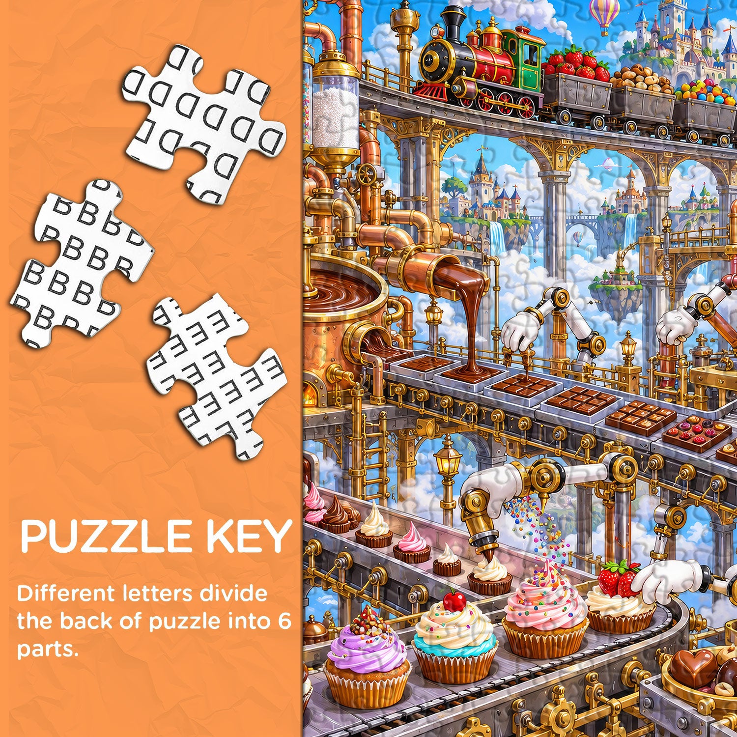 Sweet Factory Jigsaw Puzzle 1000 Pieces