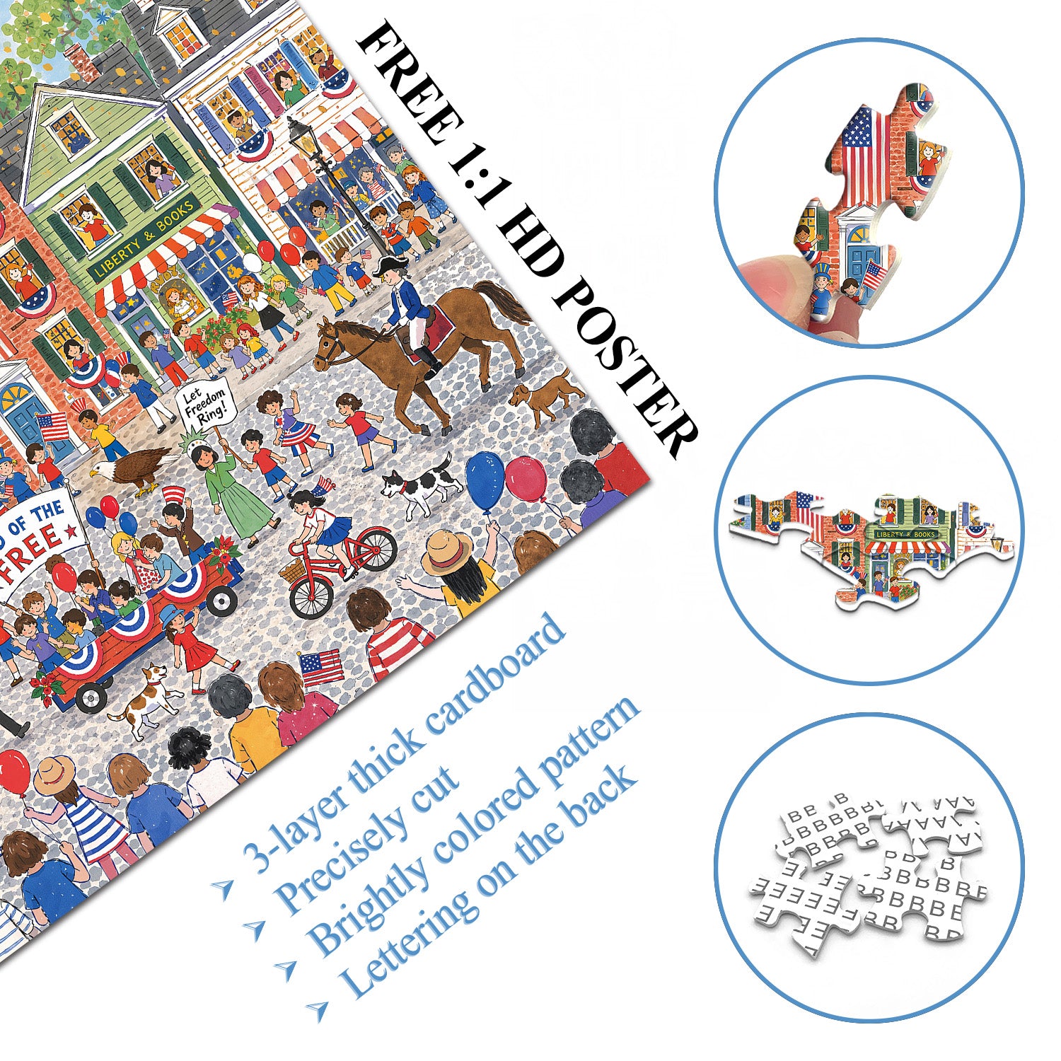 Town Celebration Jigsaw Puzzle 1000 Pieces