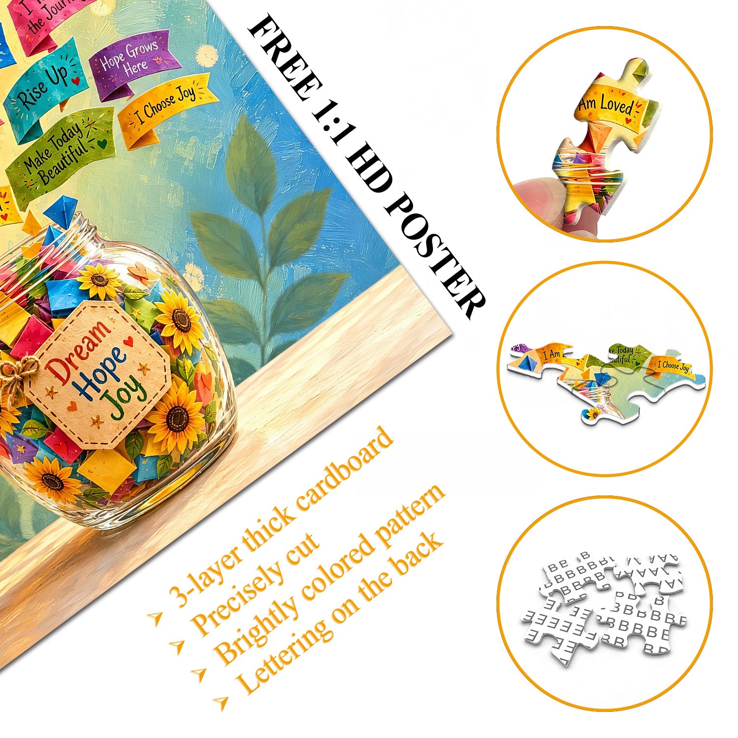 Jar of Hopeful Dreams Jigsaw Puzzle 1000 Pieces