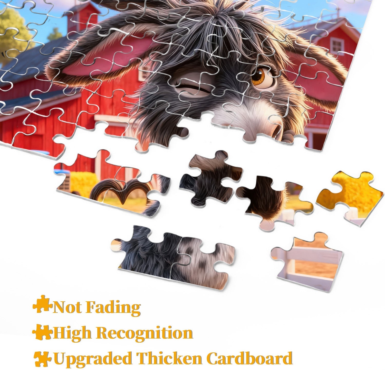 Donkey Barnyard Charm Jigsaw Puzzle 1000 Pieces