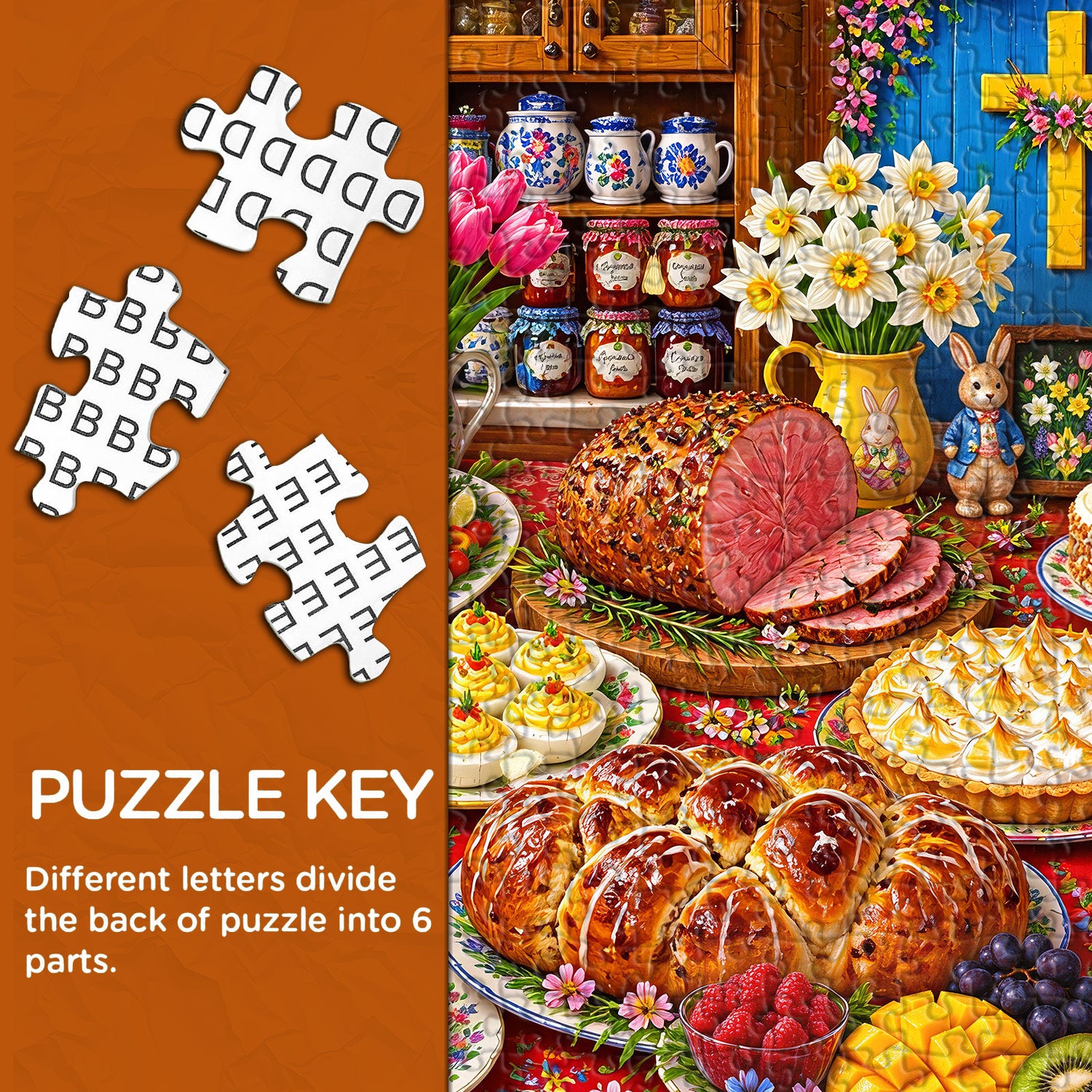 Spring Table Feast Jigsaw Puzzle 1000 Pieces