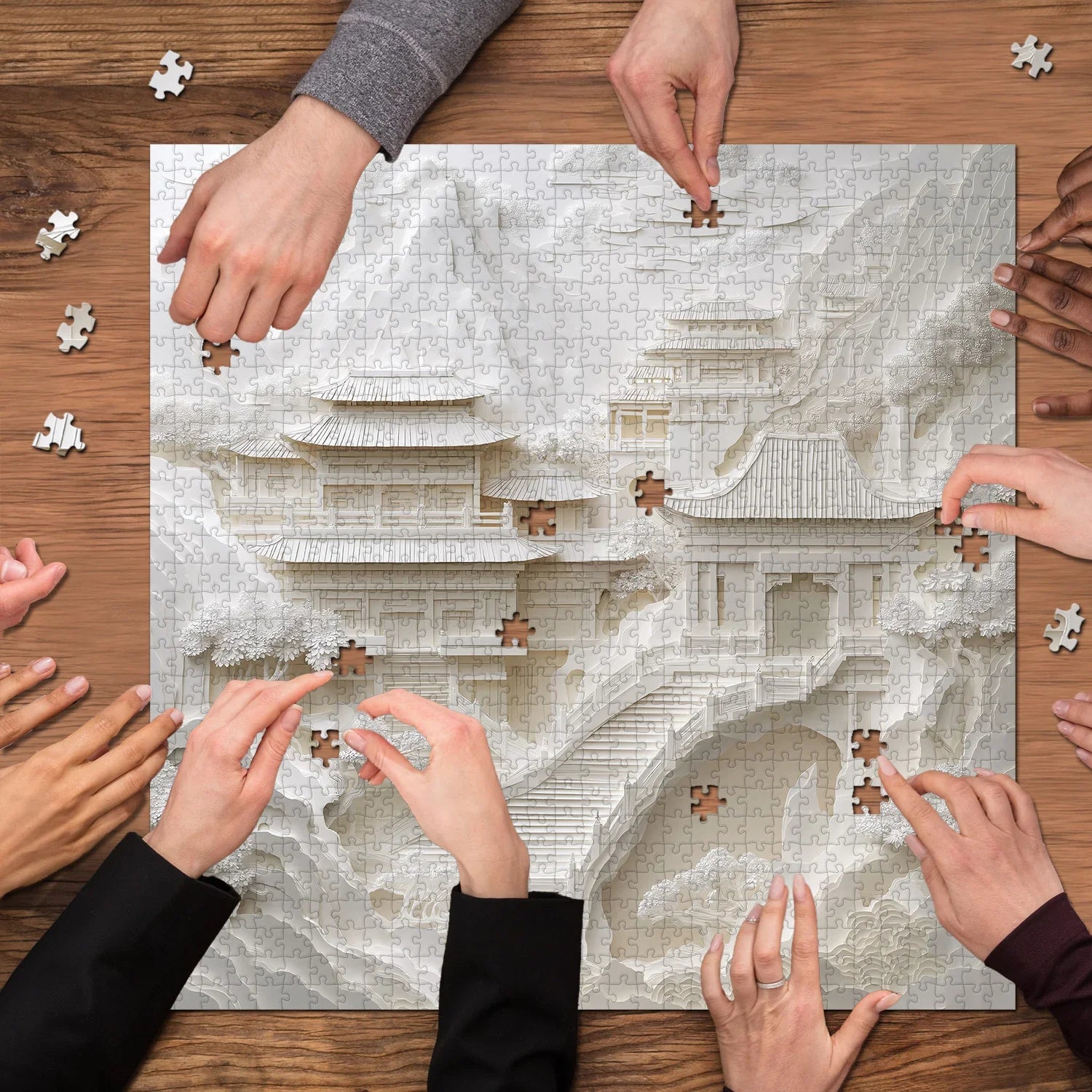 Puzzle de puzzle toujours pavillon 1000 pièces
