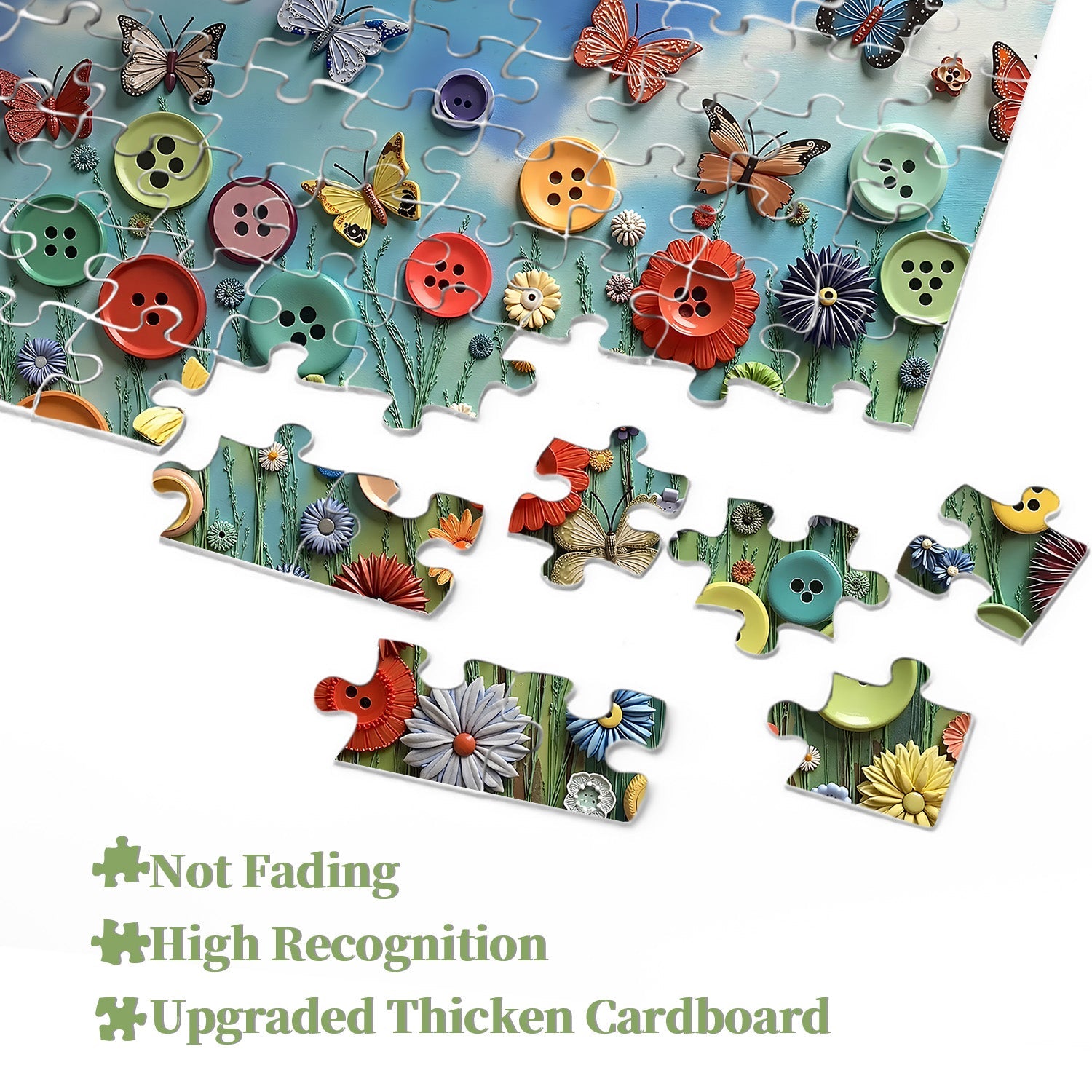 Button Bloom Jigsaw Puzzle 1000 Pieces