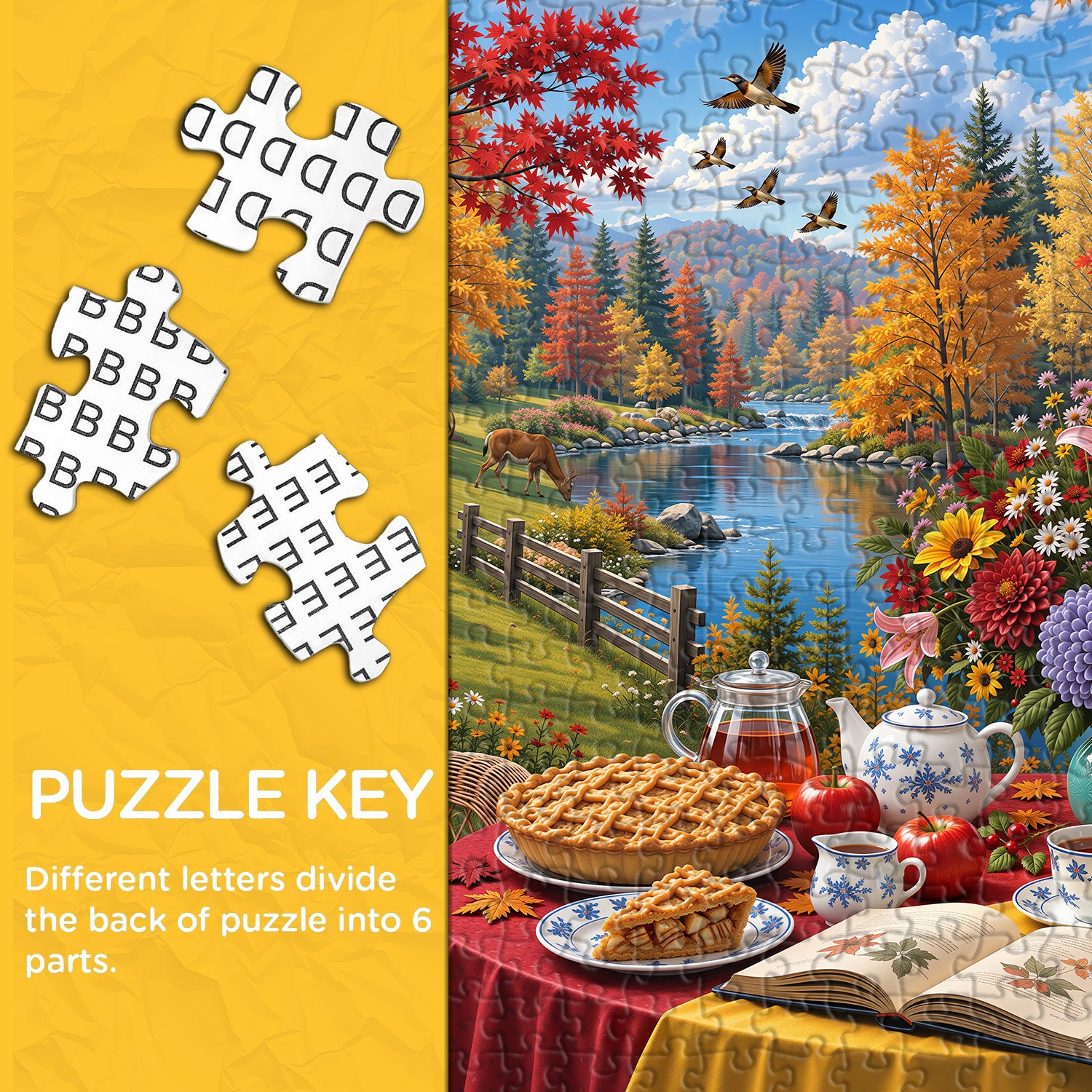 Autumn Retreat Jigsaw Puzzle 1000 Pieces