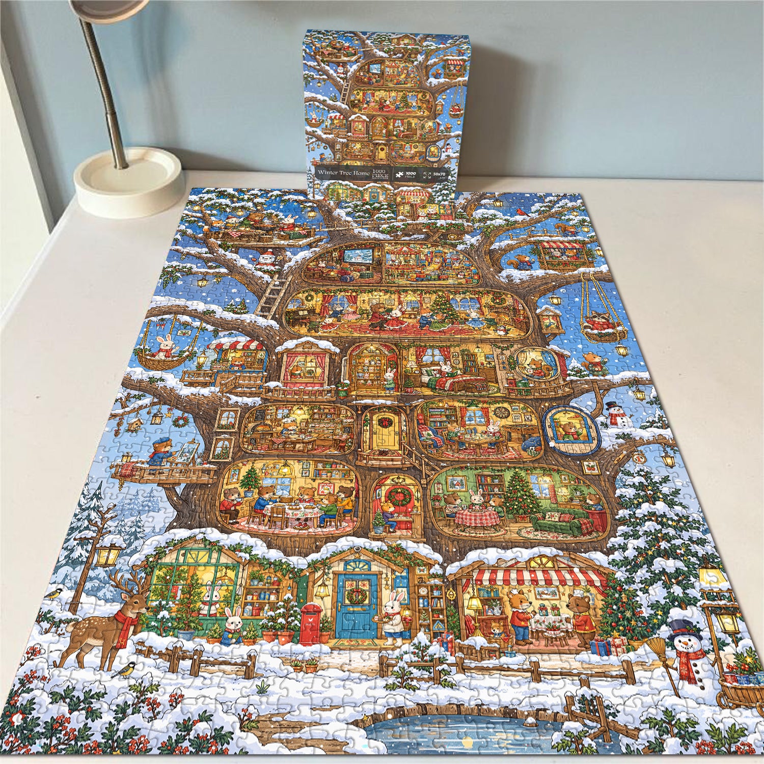 Winter Tree Home Jigsaw Puzzle 1000 Pieces