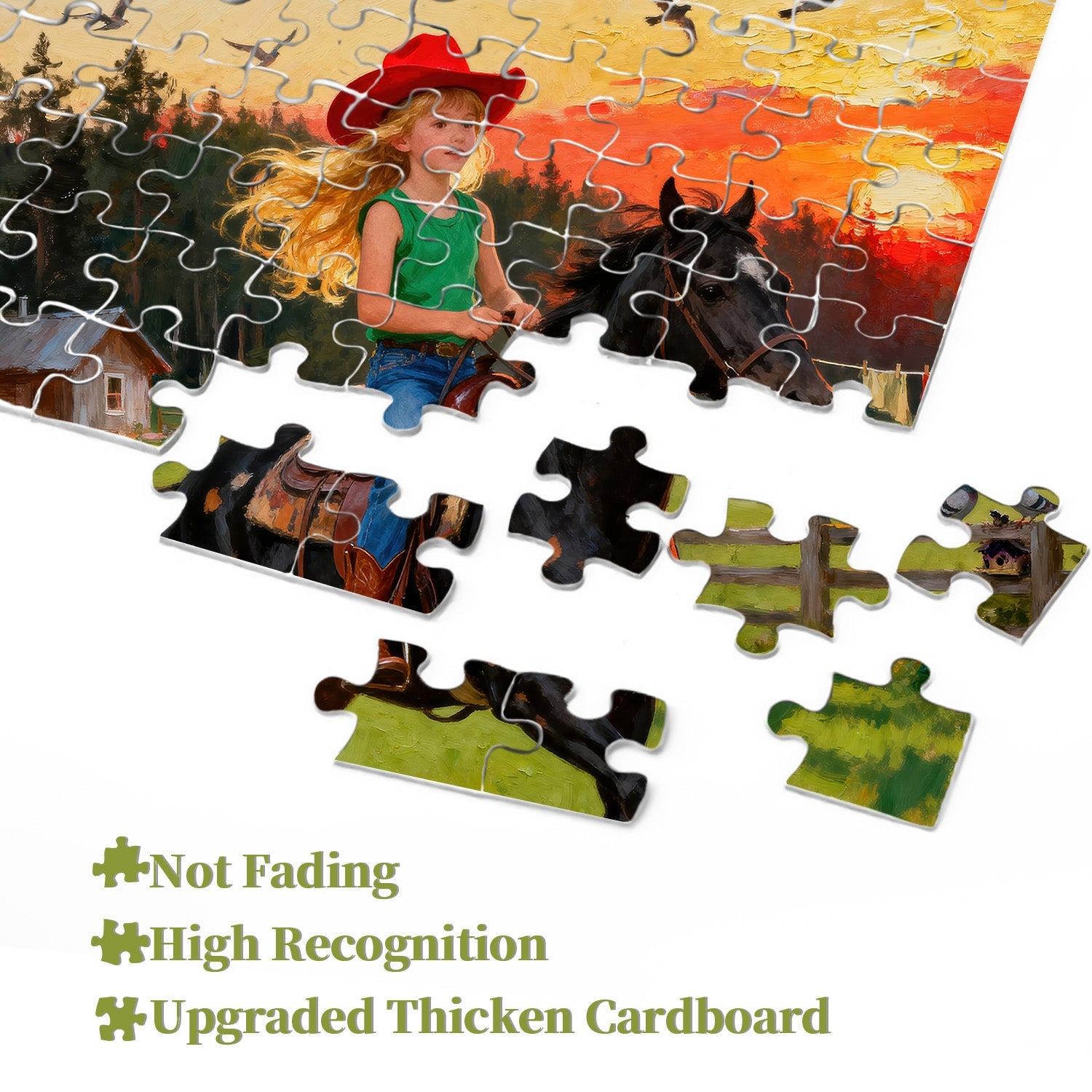 Galloping à Dusk Jigsaw Puzzle 1000 pièces