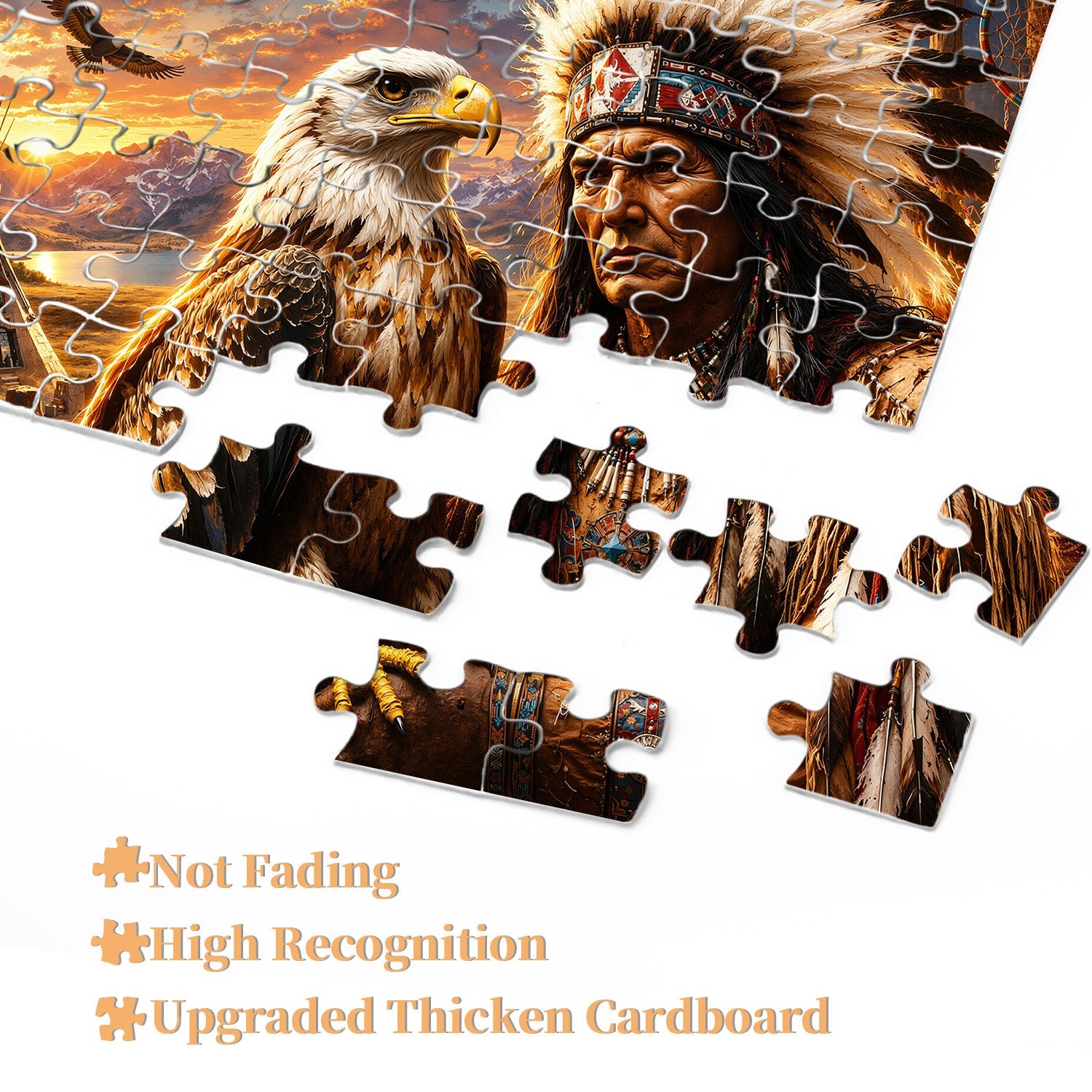 Tribal Spirit Eagle Jigsaw Puzzle 1000 Pieces