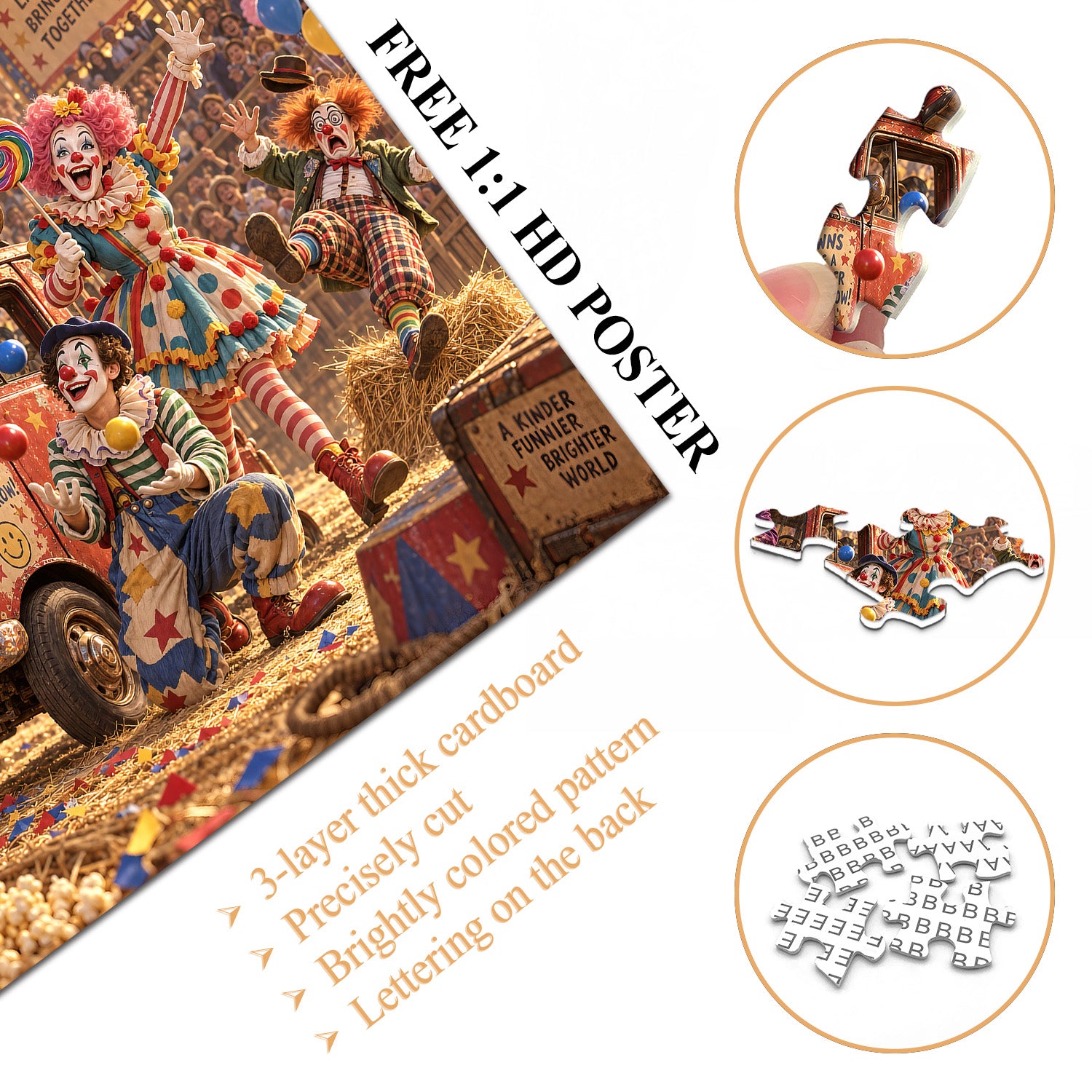 Circus Joy Jigsaw Puzzle 1000 Pieces