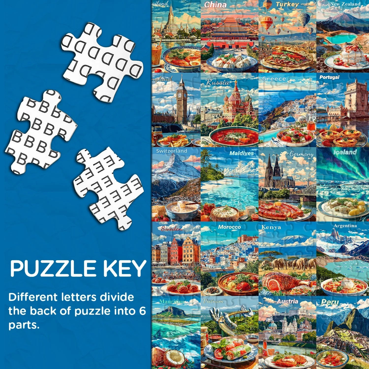 Global Impression Jigsaw Puzzle 1000 Piece